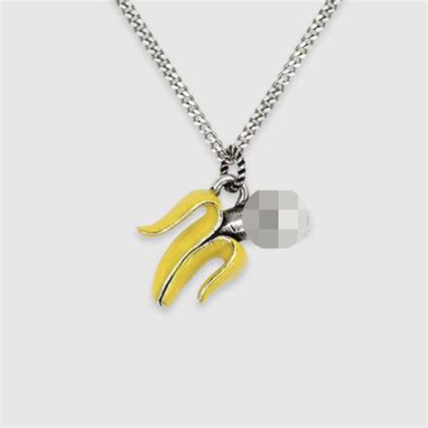 gucci penis banana|Harry Styles sports phallic banana necklace .